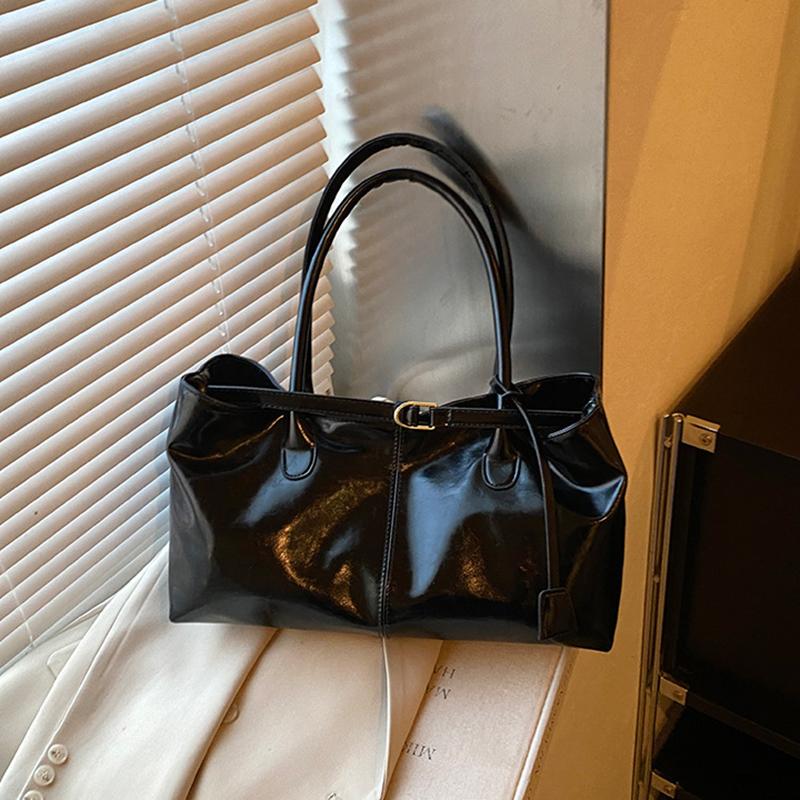 Масло ПУ Кожа Сумка-хобо Мешковатая Сумка через плечо Ретро Сумка с верхней ручкой Большая Рабочая Сумка для Женщин Девушек Сумка-тоут Работа Покупки Путешествия CLE