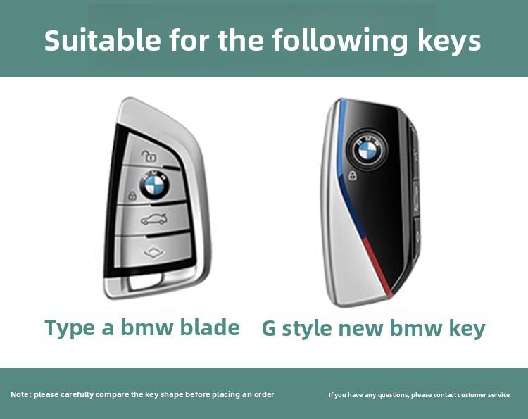 XMYF2 New 2025 for BMW X1 X3 X4 X5 X6 F15 F16 G30 3 5 7 Series G11 F48 Remote Smart Auto Car Key Case Cover Keyring Accessories