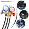 HVAC Manifold Gauge Hose Set AC Refrigerant Charging Hoses with Ball Valve Tension Hose for R134A R410A R22