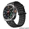 Силиконовый ремешок Ocean для Samsung Galaxy Watch 7 Ultra 47 мм Мягкий дышащий браслет Correa Для Galaxy Watch Ultra 2026 Ремешок