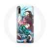 Чехол для Samsung Galaxy A50 Танджиро и Незуко Клинок, рассекающий демонов Kimetsu no Yaiba Аниме