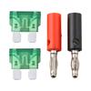 For Alinco 30Amp Radio Cable Ham Radio 1m 3.28ft Power Cord For Transceivers Plastic And PVC Material 16AWG Wire 1m Cable Length