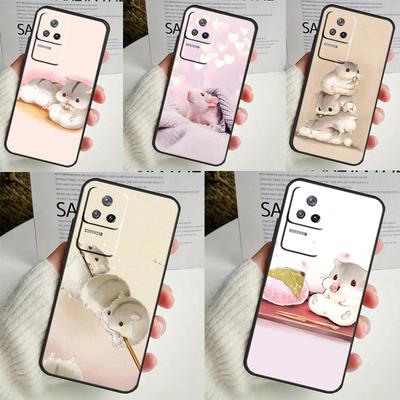 Чехол с хомяками для POCO X6 Pro M6 X5 X3 M5s F3 F5 Xiaomi 14 Ultra 13 12 Lite 11T 12T 13T Pro Coque
