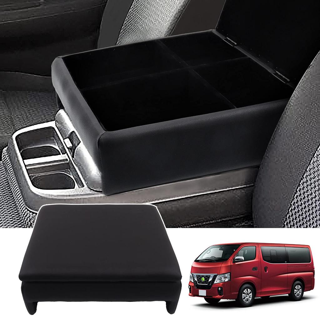 Auto Spec NV350 Caravan E26 Car Armrest Console Box with Wagon Premium and Microbus Design for June 2012 and Later Storage Accessory for Small and