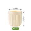 imitation cement large opening plastic pot c5131