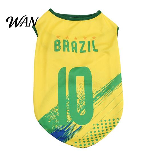 Soccer Jersey Dog Shirt T-Shirt Breathable Tank Top Sleeveless Summer Football Pet Party Outfit Apparel Game Day for Small Medium Large Dogs