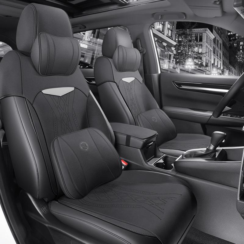 Универсальный замшевый чехол на сиденье для Dongfeng Honda CR-V - Полузакрытый, Четыре сезона, 2023
