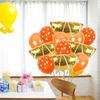 1 Set Lovely Watermelon/Strawberry/Orange/Pineapple Fruit Balloons Set DIY Party Scene Layout Aluminum Film Balloon Kids Inflatable Toy Fruit