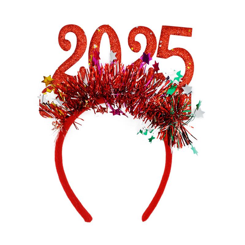New Year Party Rave New Year'S Eve Hair Bands Glitter Colorful Headbands Characters