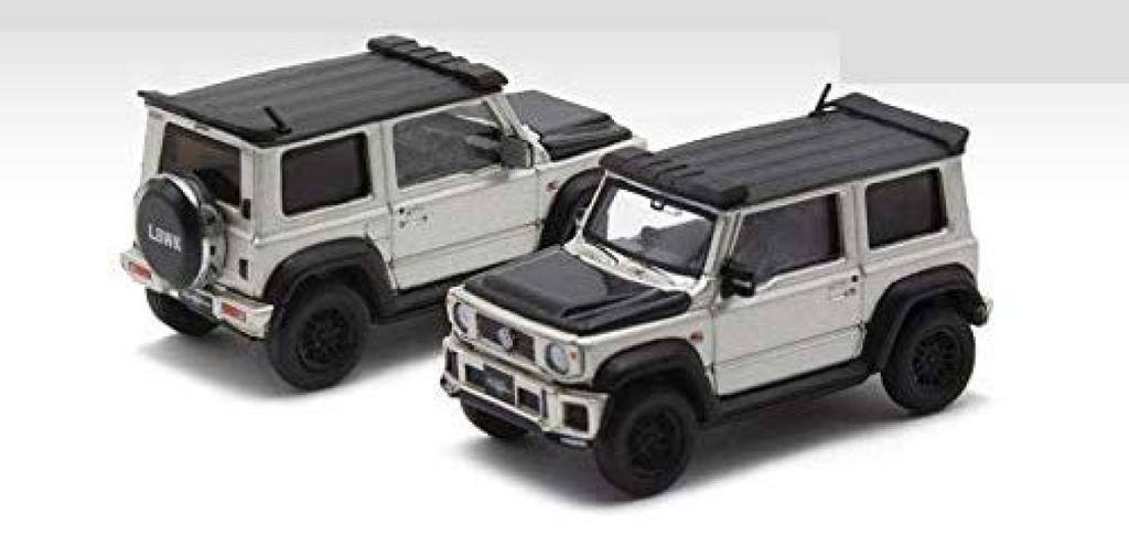 EraCar Suzuki Jimny Sierra Era Car X Liberty Walk LB Works Серебристый Литье под давлением SP16 1/64 - G-mini
