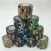 1pc/3pcs/5pcs Outdoor Camouflage Self-adhesive Telescopic Non-woven Tape Accessories