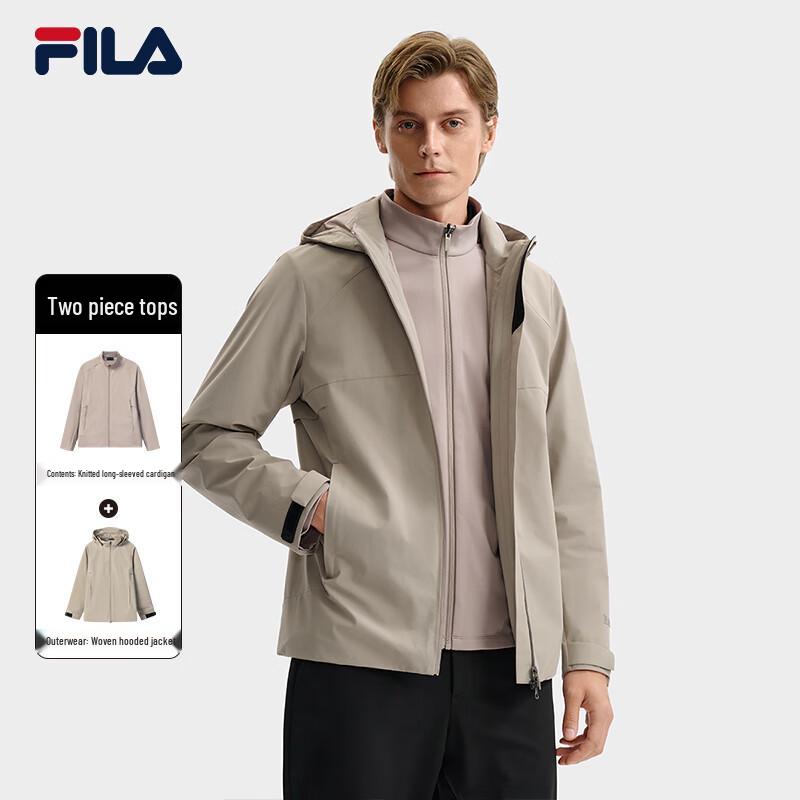 FILA Men's 2-Piece Winter Hooded Jacket Set