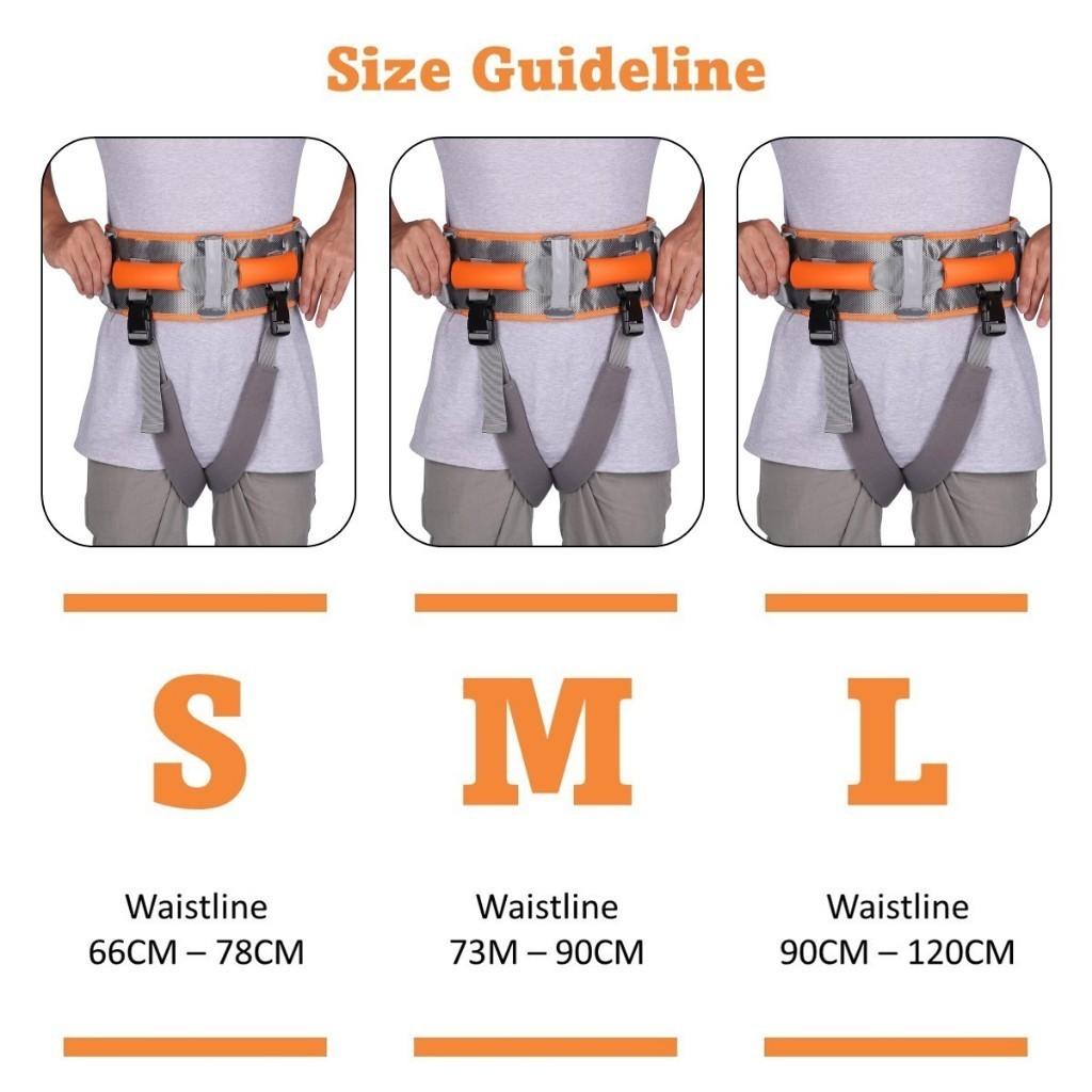 Оранжевый ремень для переноса походки, вспомогательное устройство для безопасной ходьбы, ремень для переноса походки для пациентов, медицинские принадлежности для передвижения