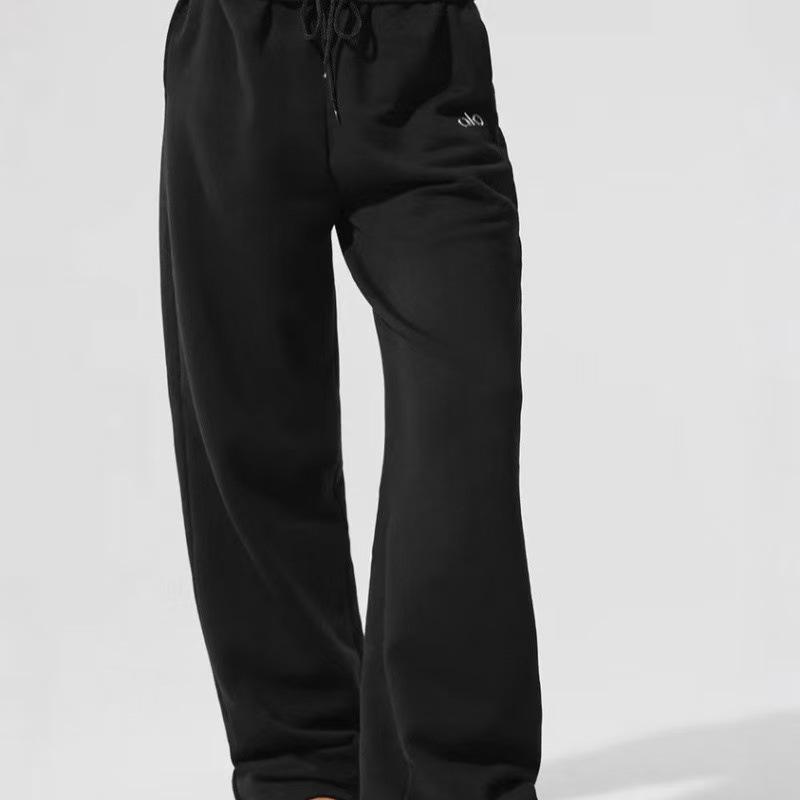 Alo2025 Осенний Ретро Свитшот для Пары и Широкие Спортивные Штаны