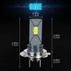 2pcs H7 Led Headlight Bulb Kit High Low Beam 160w 20000lm Super Bright 6000k White Car Headlamp