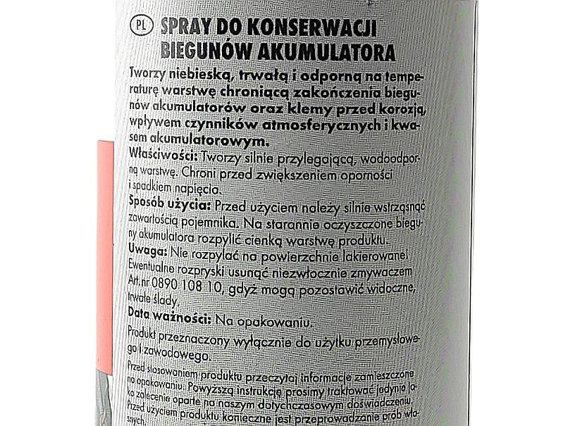Wurth Spray Do Konserwacji Biegunów Akumulatora