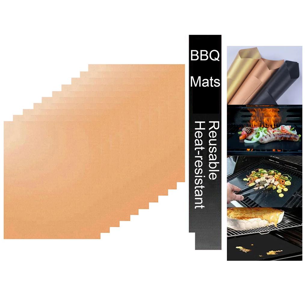 На открытом воздухе Кемпинг Пикник Антипригарный коврик для гриля для барбекю Многоразовый противень для выпечки для барбекю Инструмент для духовки Кулинарные принадлежности Противень для гриля для барбекю