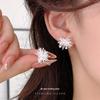 Серьги-пусеты Cuiyan из серебра 925 пробы «Фейерверк» - Высококлассный осенне-зимний стиль для женщин, Модный корейский дизайн