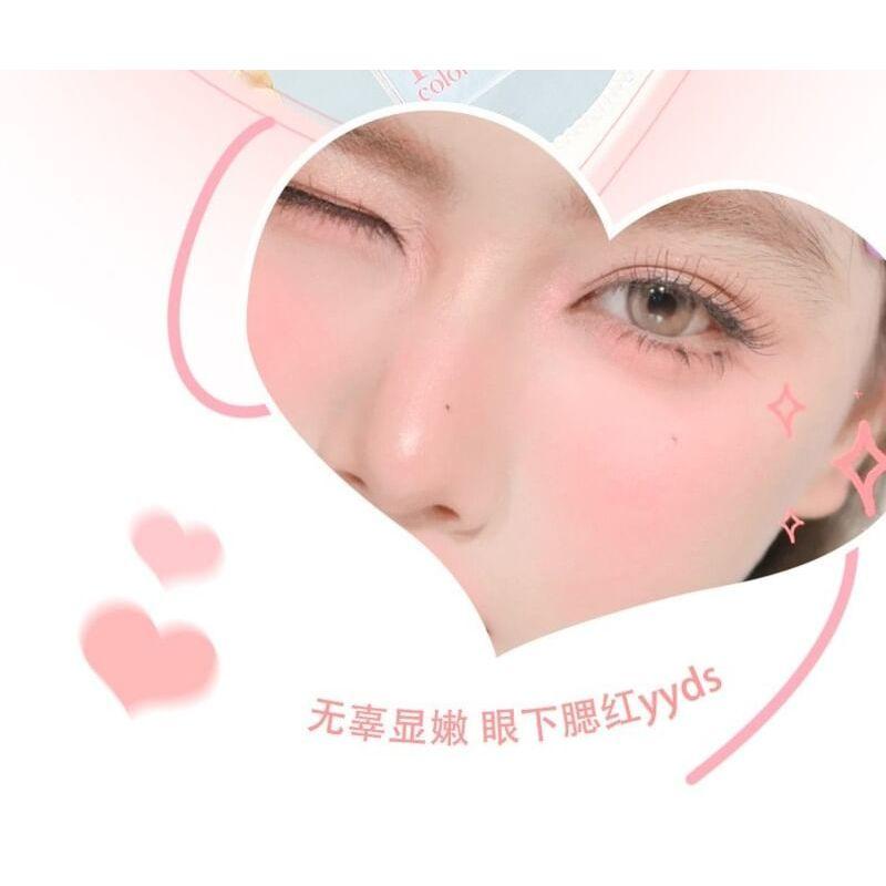 xixi - Peach Heart Monochrome Cheek Blusher - 1-3