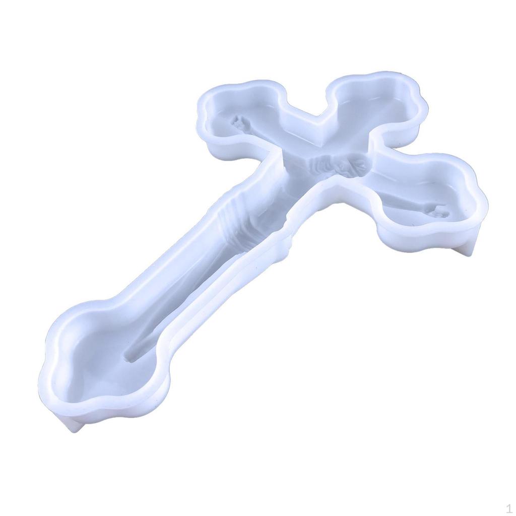 Крестовые смоляные формы, литейные формы, многоразовые подвесные силиконовые рождественские подарки