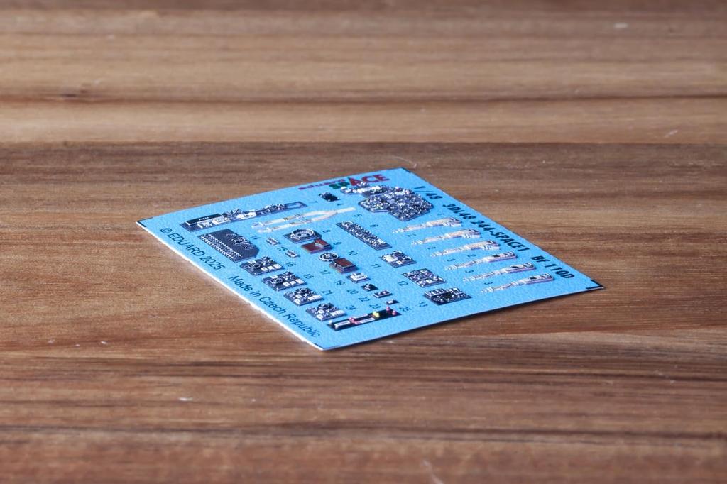 eduard Space Bf110D Interior 3D Decal with Etching Parts Set Plastic Model Decal EDU3DL48244 1/48 (for Eduard) (Airplane)