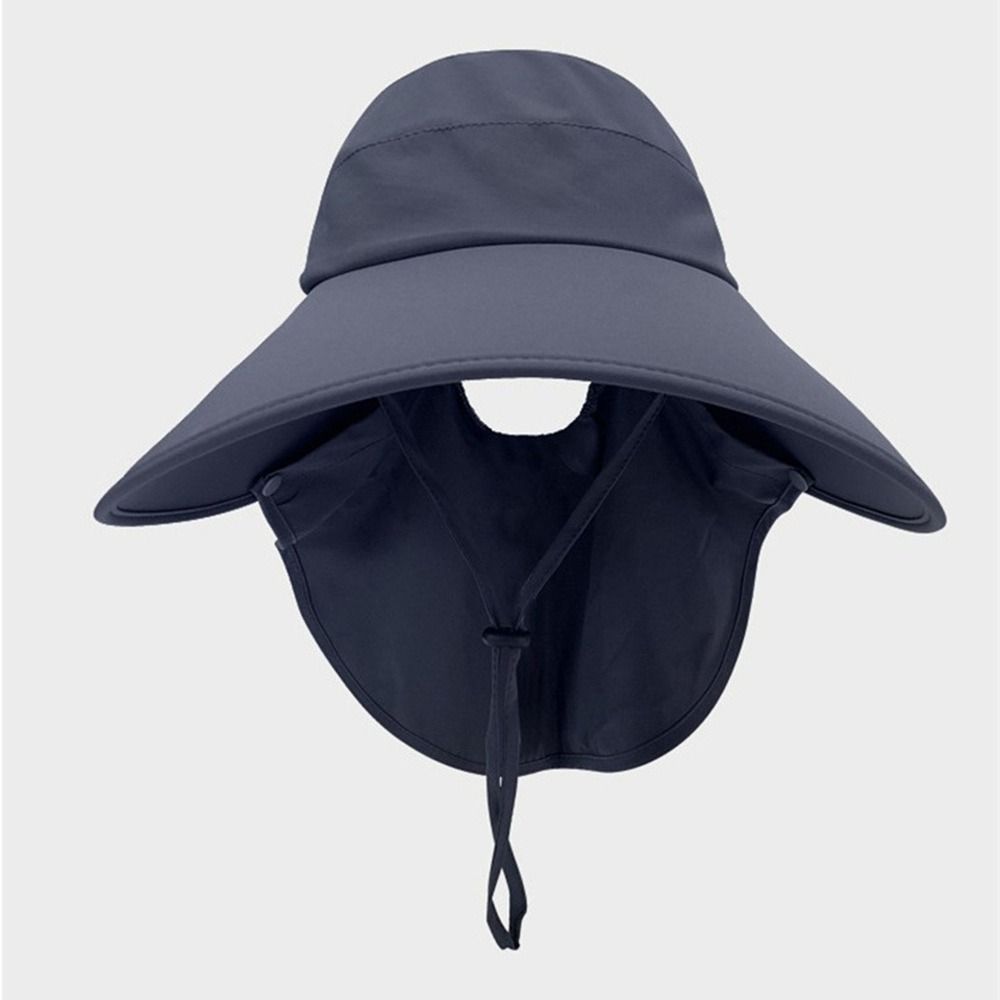 Foldable Sunscreen Cap Breathable Ponytail Hat New Shawl Cap Summer