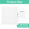 250Sheets Barcode Label Stickers Printable Laser and Inkjet Thermal Paper Labels White Self-adhesive Address Mailing Labels