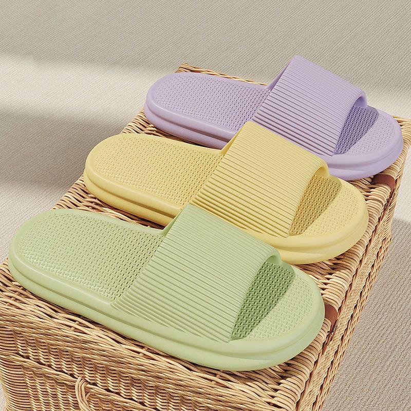 Летние тапочки для женщин и мужчин, мягкие, легкие, для дома, тапочки Cloud, мужские сандалии на плоской подошве, пляжная обувь для мужчин, шлепанцы