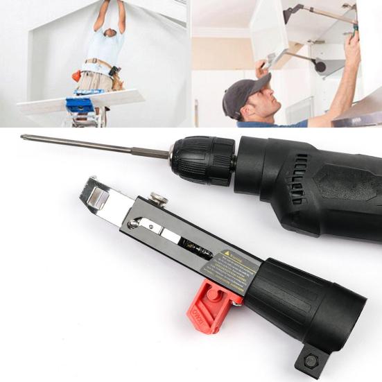 1 Set Automatic Nail Adapter Adjustable Automatic Screw Chain Nail Adapter Electric Drill Chain Set for Carpentry