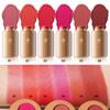 6 Colors Matte Waterproof Cream Blush Stick for Lips and Cheeks