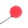 Боксерское оборудование Fight Punch Reflex Ball с повязкой на голову для тренировок по боксу, снятия стресса, красный