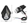 2 Pcs Motorcycle Led Turn Signal Dc 12v Flush Mount Indicators Turn Lights Mobile DRL