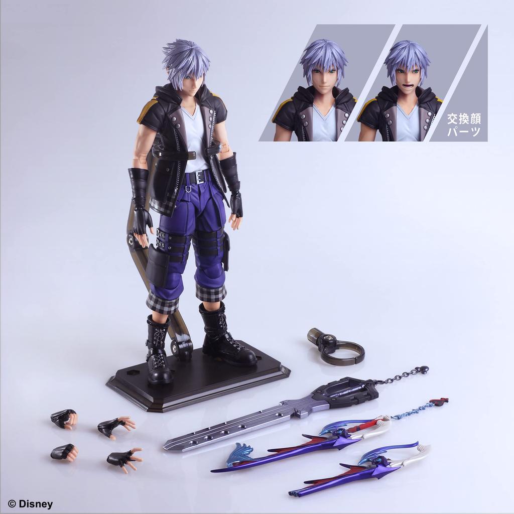 KINGDOM HEARTS III Play Arts Kai Riku DX Version PVC Painted Movable Figure