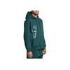 Adidas Толстовка с капюшоном Originals X Alexander Wang с буквенным принтом, с длинным рукавом, мужская зеленая CV5293