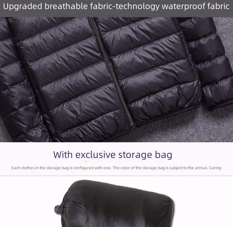 Men's Korean Style Slim Hooded Winter Down Jacket