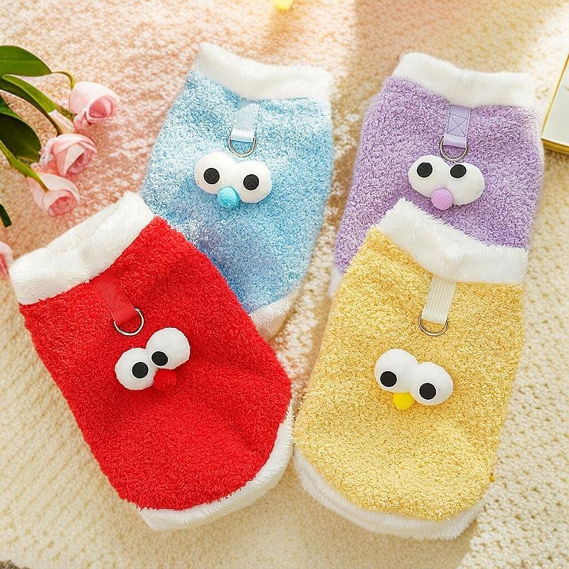 Флисовая Утепленная Одежда для Котенка, Бесшерстной Кошки Джинджила, Домашнего Животного, Осень и Зима, Товары для Собак Средних и Крупных Пород, Корги