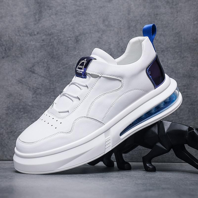 Обувь для скейтбординга мужская повседневная обувь на воздушной подушке с мягкой подошвой белого цвета с одной педалью модная обувь персонализированная мужская обувь Вэньчжоу