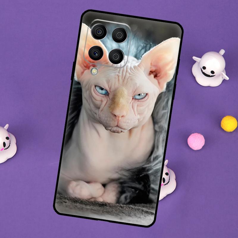 Чехол для телефона Samsung Galaxy M32 M52 M12 M13 M33 M23 M53 M15 M55 M31 M51 M14 M34 M54 M20 с изображением кошки Сфинкс