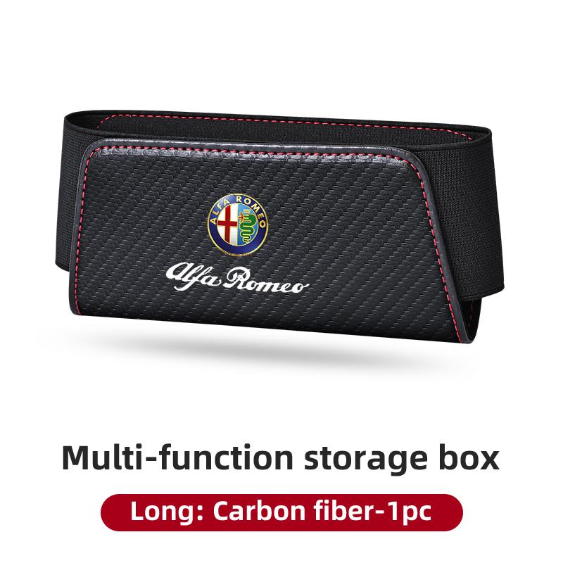 BBDL1 For Alfa Romeo Car Multi-functional Storage Box Cards Phone Key Pocket Self Adhesive For Alfa Romeo 159 Giulietta Giulia 147 Mit