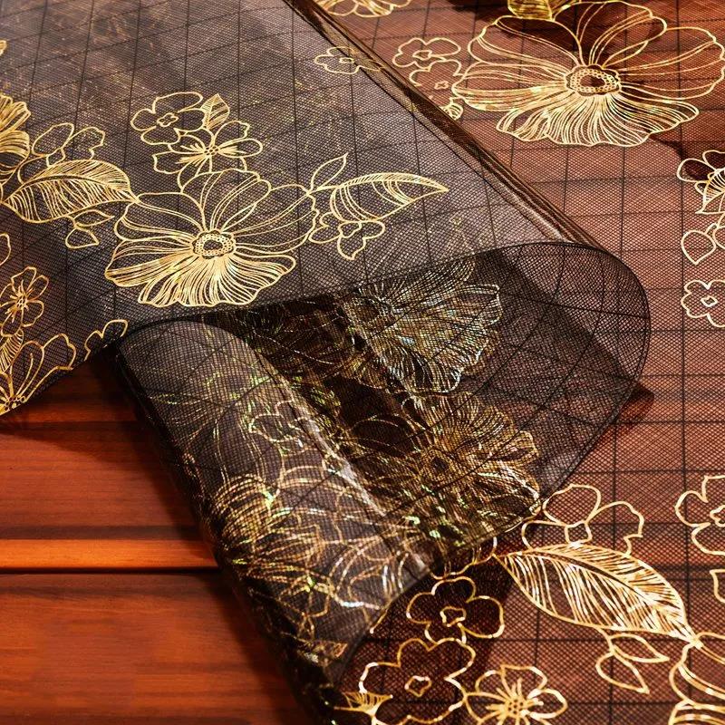 Transparent Printed Table Cloth Waterproof Anti-scald Oil-proof Coffee Table Tablecloth Various Sizes