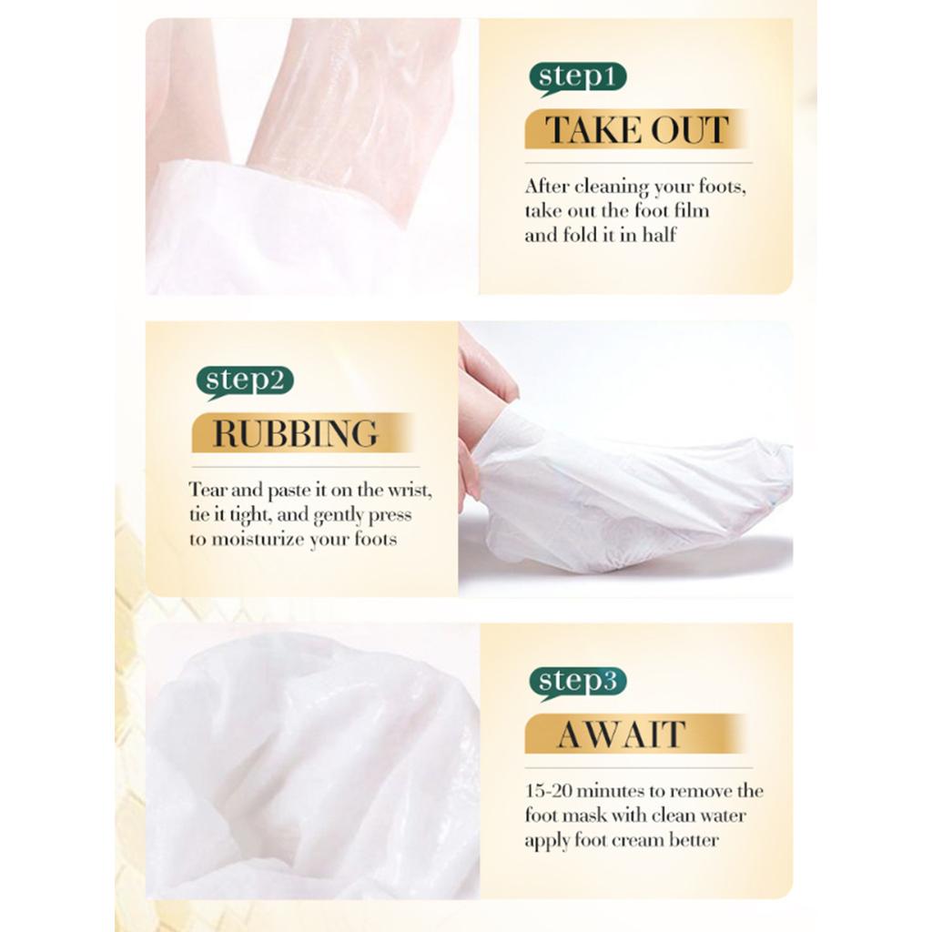 5Pcs Moisturizing Manuka Honey Mask for Feet and Hands – Deep Hydration for Dryness, Cracked Heels & Palms – Softening Treatment Set