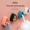 Крючок для полотенец для ванной без сверления - Настенный зажим для полотенец для лица