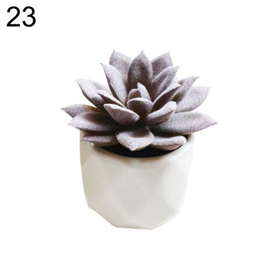 1шт искусственный цветок суккулентное растение бонсай DIY сад офис домашний декор партии