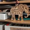 Elephant Sisters Friendship Decoration Gifts Wooden Crafts Car Pendants Elephant Pendant Home Decorations