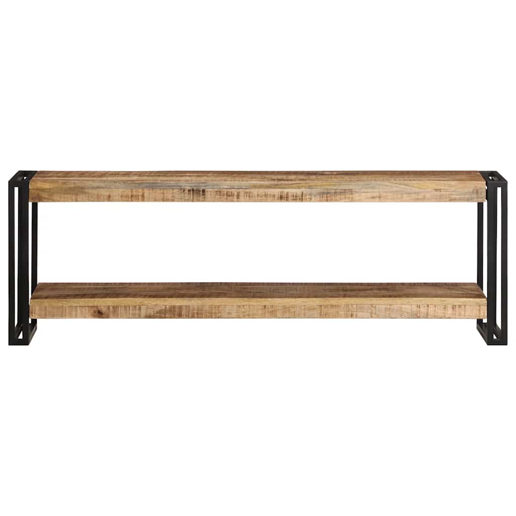 vidaXL TV-Schrank 120x30x40 cm Raues Mangoholz