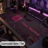 Custom Text Big Mousepad, Extended Desk Pad For Laptop Work GameAston Villa