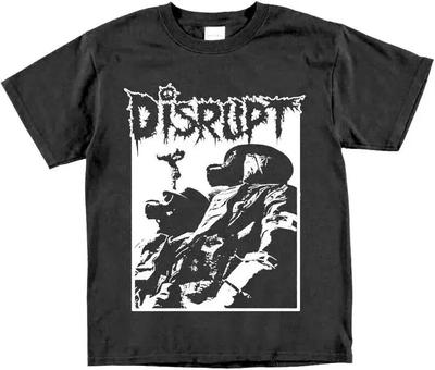 Disrupt Футболка в стиле краст-панк винтажная грайндкор Skitsystem Dystopia Skunk Tragedy