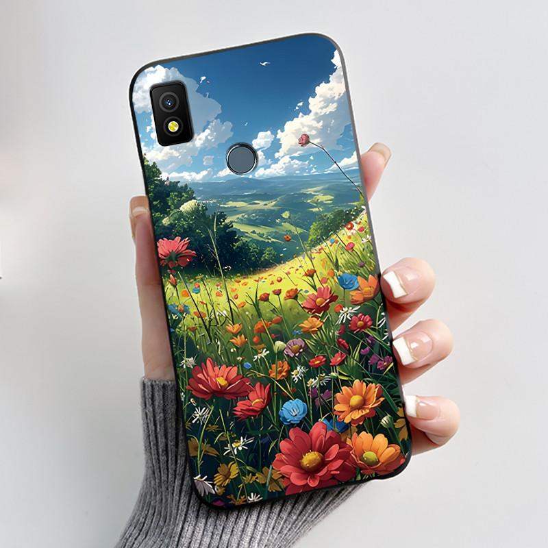 Casing For Cricket Icon 4 Icon 5 Phone Case Luxury Cute Cool Boys Girls Black TPU Soft silicone Back Cover For Icon4 Icon5 Shell