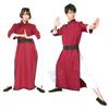 Clearstone Royal China Cosplay Halloween Kung Fu Chinese Martial Arts Kung Fu Unisex Red Costume Fancy Dress Costume