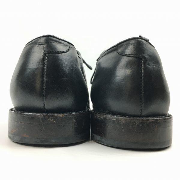 Винтажные туфли с мыском cap toe Brooks Brothers 346 черные размер 10.5D (приблизительно. 27.528.5см) Мужской(ИСПОЛЬЗОВАЛ)
